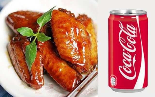 cánh gà sốt Coca Cola