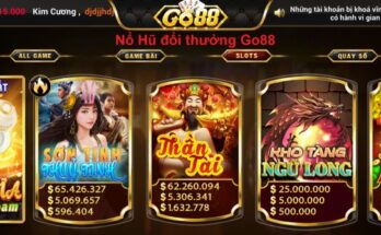 Nổ Hũ đổi thưởng Go88 cổng game gây chấn động thiên đường giải trí Việt
